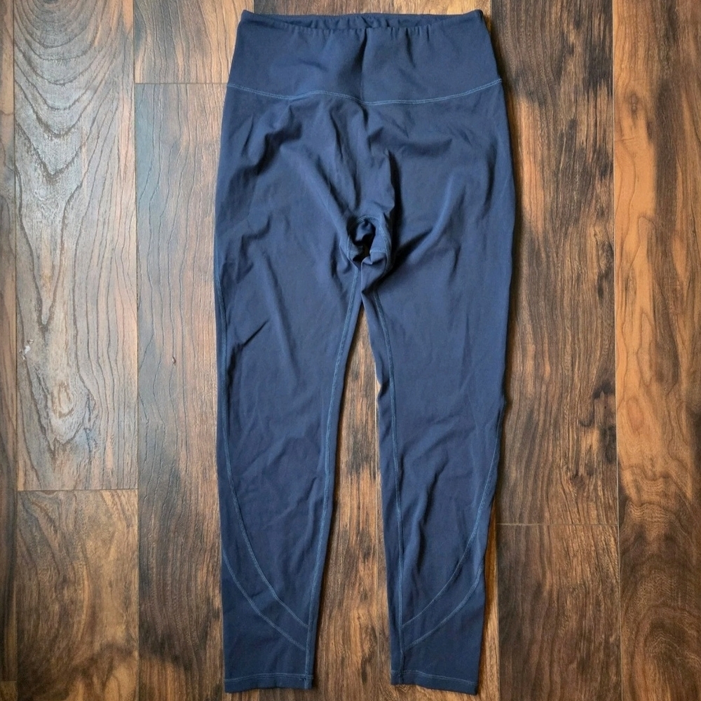 Alphalete Blue Gray High-Rise Performance Leggings